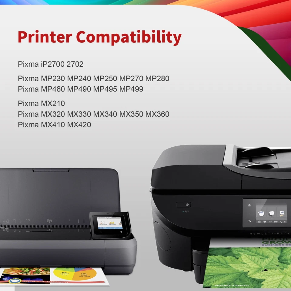 Lote de 330 cartuchos de tinta para Canon PG-210XL CL-211XL PIXMA MP250 MP280 MP495 MX340 Foto 2 de 4