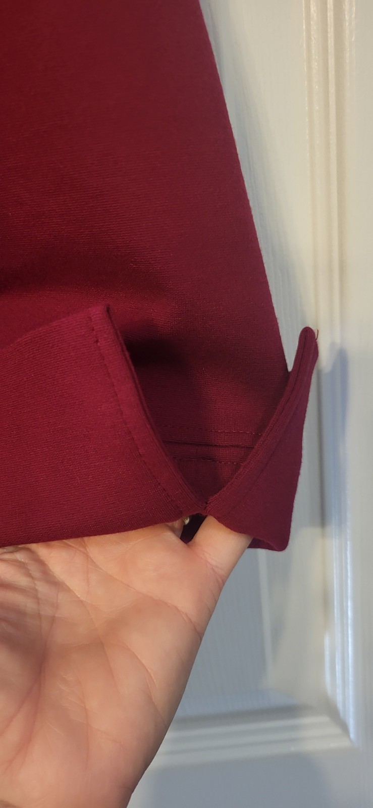 Chico's Solid Red Ponte Jacket Size 8/10 Chico Si… - image 6