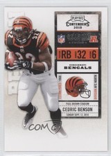 2010 Playoff Contenders Cedric Benson #020 0k3