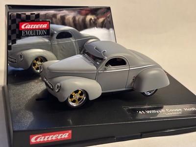 Carrera 27225 41 Willys Coupé HotRod  Leadsled  132 OVP Slotcar Grau