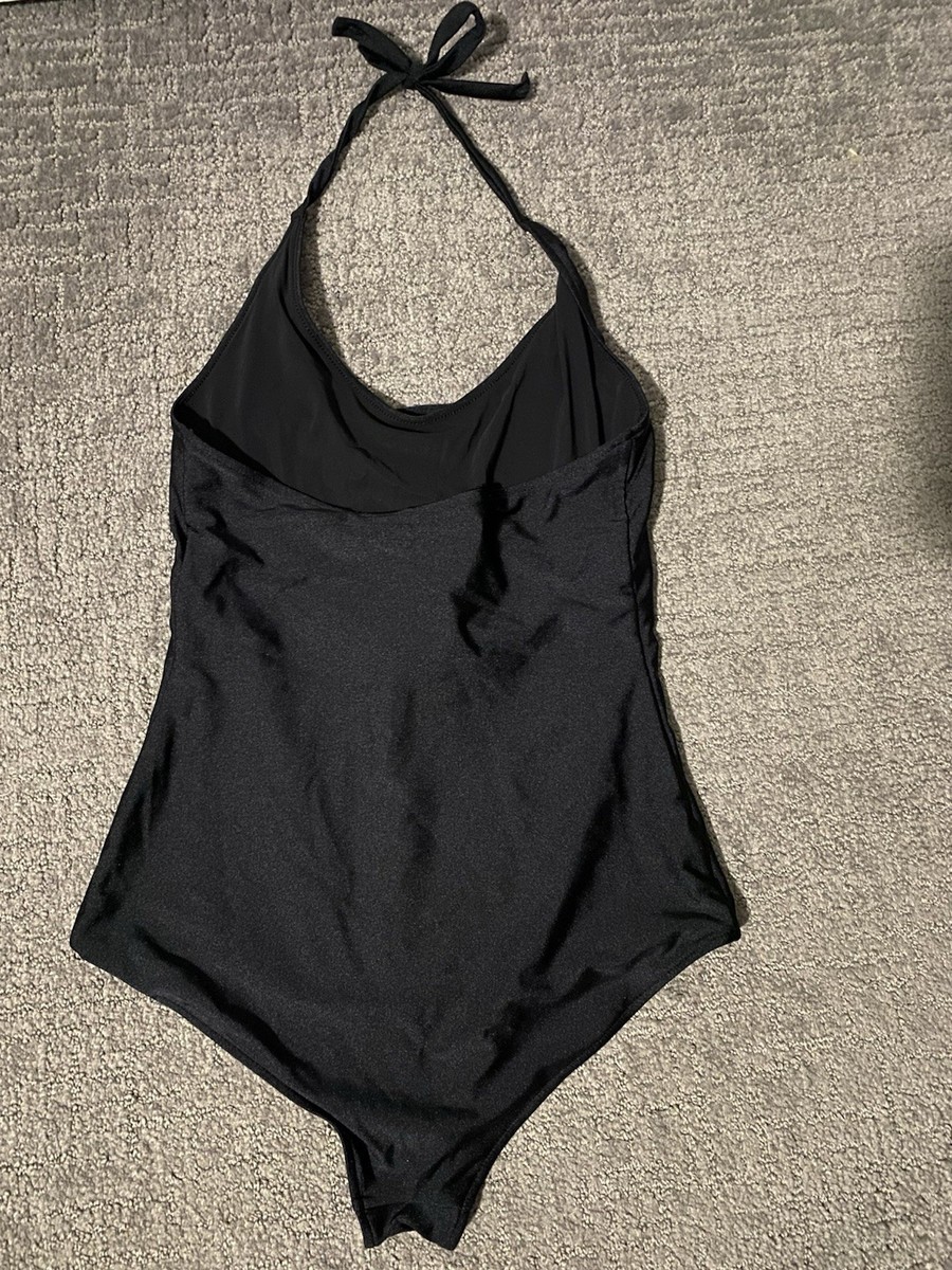 GUCCI ブラック ワンピース水着 XS Gucci Women's Sparkling Swimsuit with Gucci Logo in Black Size XS