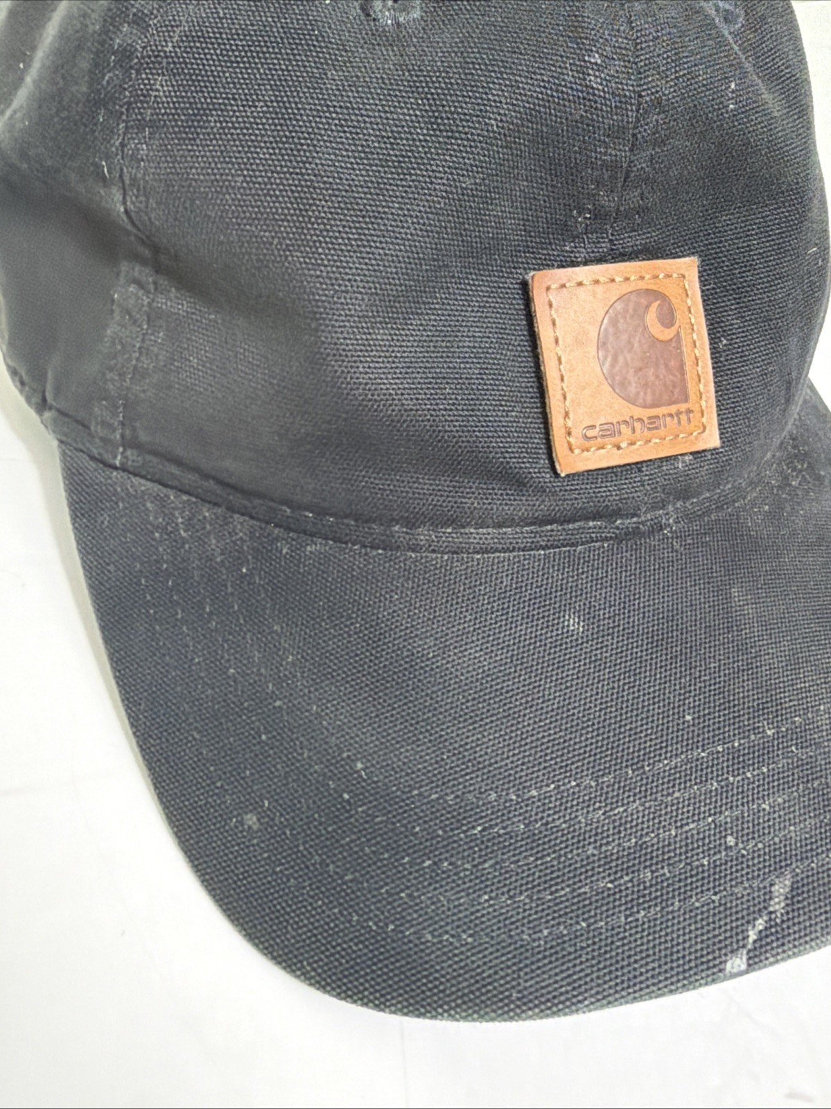 Carhartt Strapback Hat Black Hook Loop Adjustable… - image 3