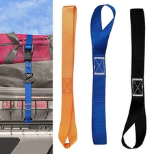 6X Soft Loop Tie Down Straps or Securing ATV Motorcycles Scooters Dirt Lawn