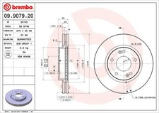 BREMBO 09.9079.20 Brake Disc for HYUNDAI