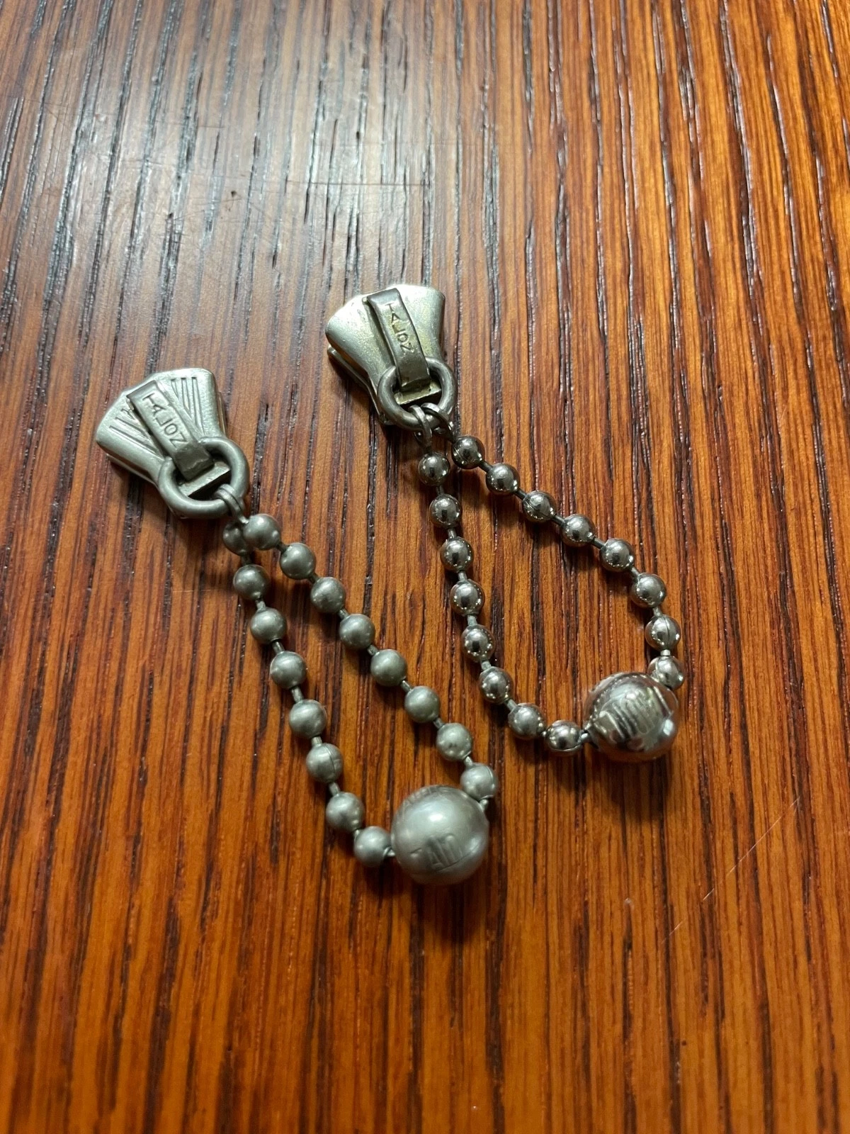 1930's Talon ball pocket zippers/ set of 2 / half- belt jacket image 1