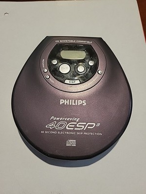 Philips CD Player 40 ESP3 Anti-Skip Rewritable Compatible AZ 9103 / 17 TESTED