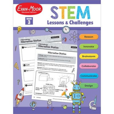 STEM Lessons and Challenges Teacher Resource Book Grade 3 Paperback Ages 8-9