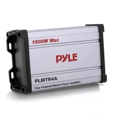 PYLE PLMTR4A 4-Ch. Waterproof Rated Amplifier Marine Grade Sport Amp for ATV/UTV