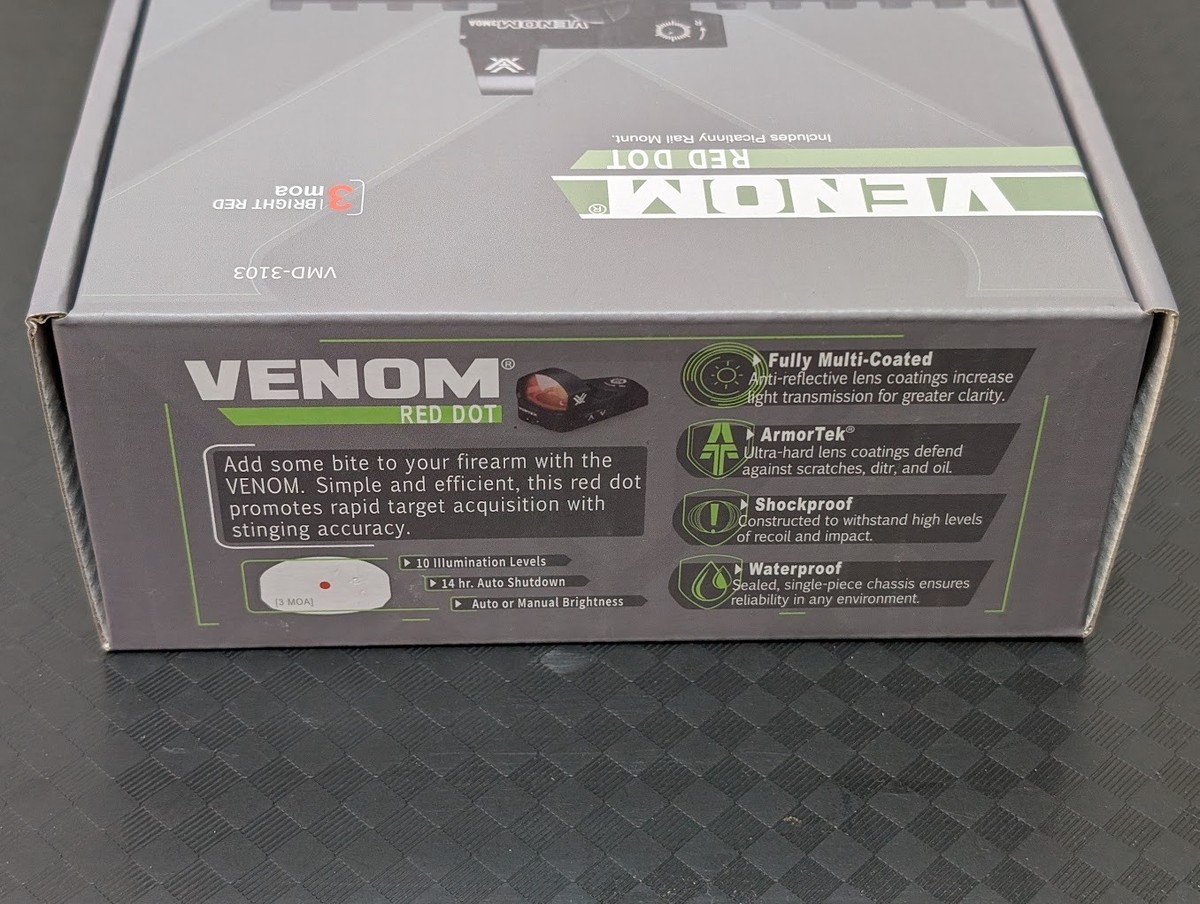 Vortex Venom 3 MOA Dot Sight - Black (VMD-3103) for sale online | eBay