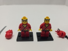 LEGO Red Ninja minifigure 3051 3053 3052 3074 3050 mini figure