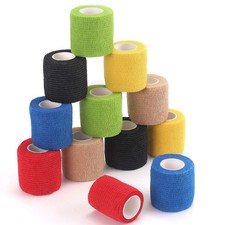 Self Adherent Wrap Tape Medical Cohesive Bandages Flexible Stretch Athletic S...