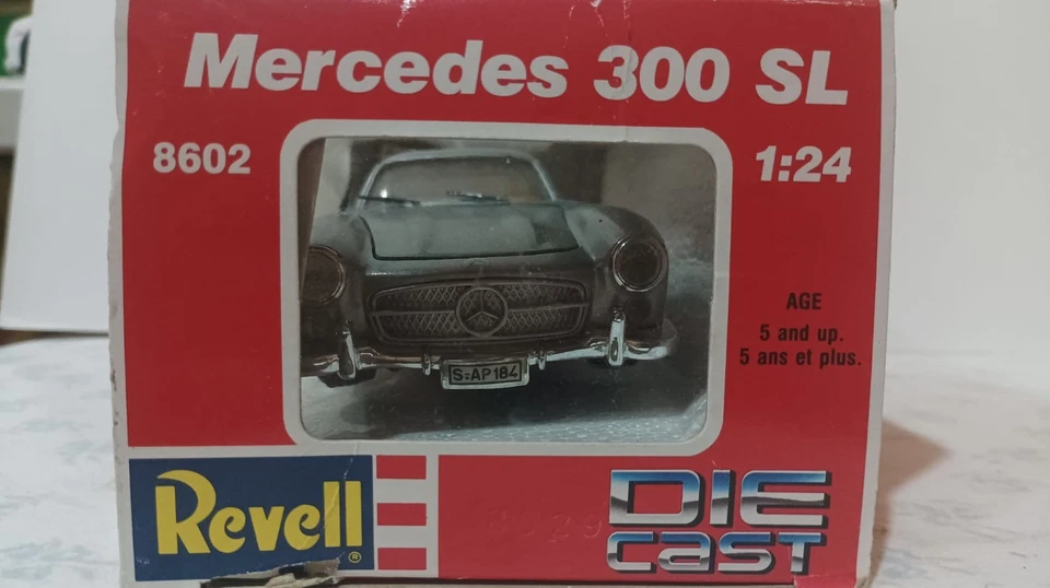 REVELL 1/24 mercedes 300 sl made in USA scatola per mercato japan - Immagine 2 di 4