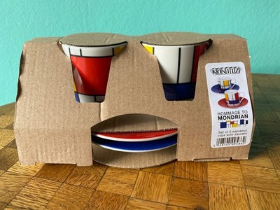 Mondrian Espresso Set 4-tlg.