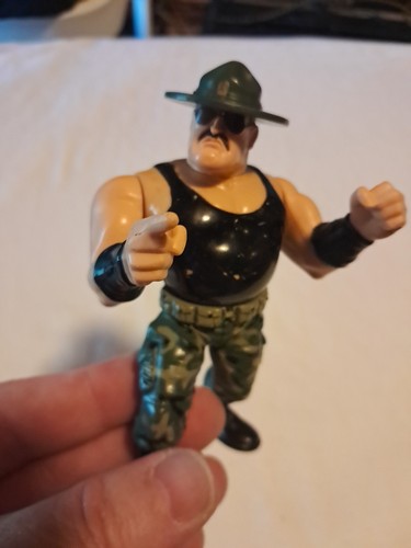 WWF WWE Wrestling Sgt Slaughter 1991 Hasbro Vintag...