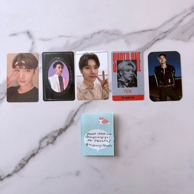 NCT U WayV SuperM TEN 텐 Various Official Photocards RARE!