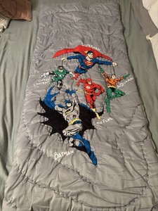 Poetry Barn DC Comic Sleeping Bag Size Small Reversible NWOT Superhero 