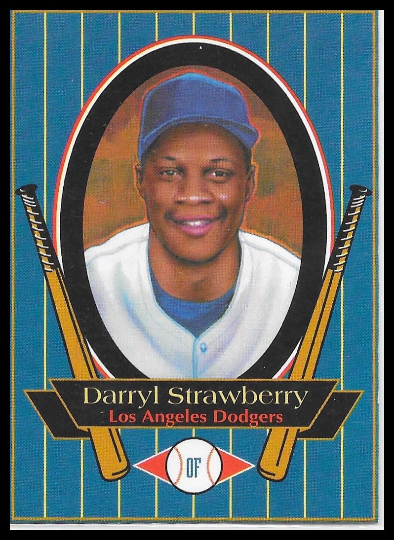 Darryl Strawberry | 1993 Metz Baking #NNO | Los Angeles Dodgers | Baseball