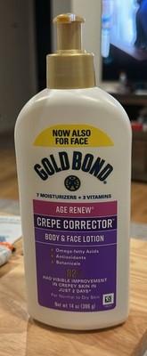 Gold Bond Age Renew Crepe Corrector Body Lotion, Replenishing & Smoothing