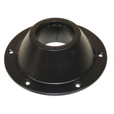 Aluminium Pedestal Table Leg Base Glossy Black  Fits for Campervan Caravan