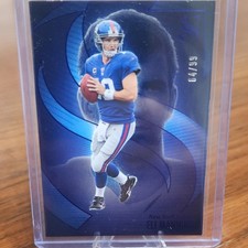 Eli Manning 2025 Panini Silhouette Football Serial Numbered/99 #72 Giants