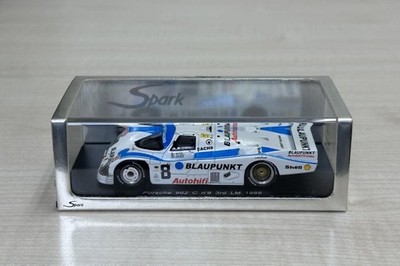 Spark 1/43 Porsche 962C 1988 Le Mans 24h #8 Joest Racing 3rd Place Model Neu