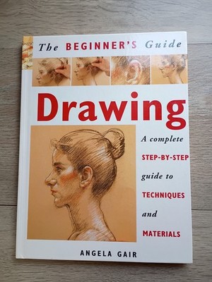 The Beginners Guide To Drawing Hardback Book By Angela Gair NWOT Vintage