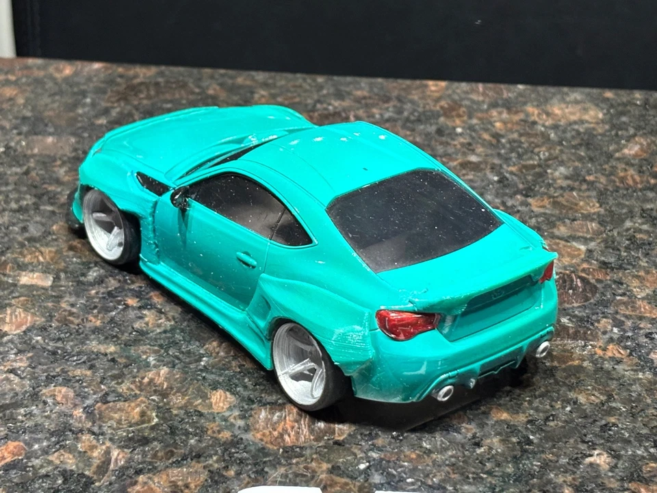 3D Printed Kyosho Mini-Z Body BRZ FRS GT86 Widebody kit 1/28 Drift - Image 4 of 4