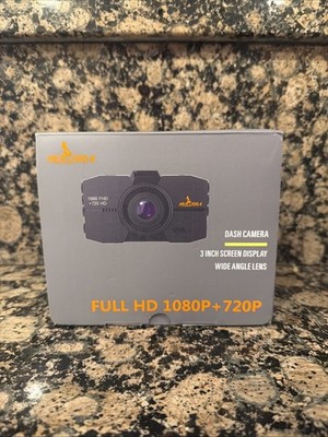 HURRA Black Dash Camera - Full HD 1080P + 720P