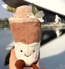 JELLYCAT FLUFFY AMUSEABLES YULANIA COFFEE LATTE SHANGHAI EXCLUSIVE CHRISTMAS TOY