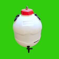 Balliihoo Bottom Tap King Keg Premium Barrel With Co2 Control Cap + 5 Bottles