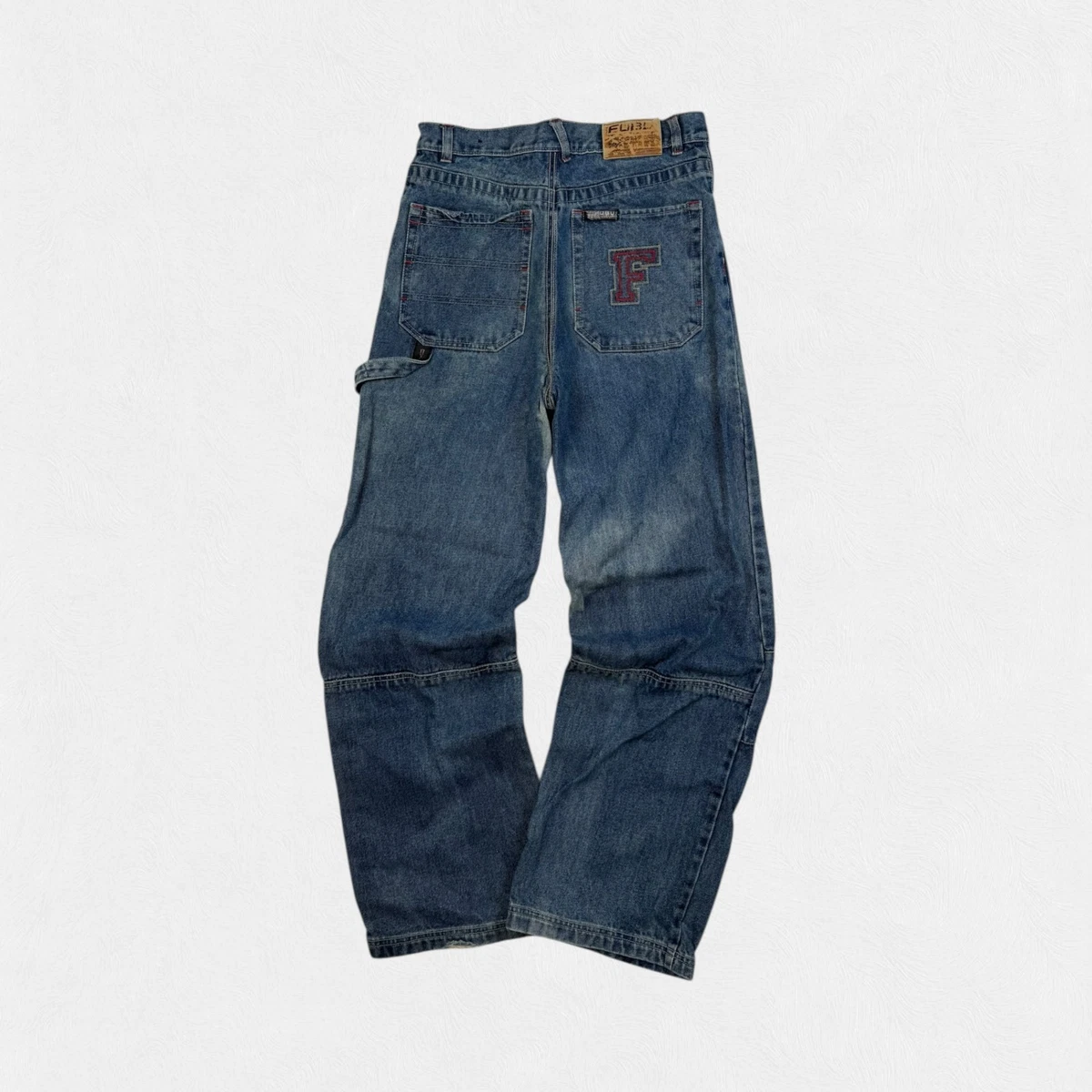 Jean FUBU Collection Coupe Bootcut, Noir, Taille 14 (garçon), Occasion Très Bon état