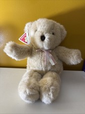 Dakin Tan Beige Brown TEDDY BEAR 16 Plush With Ribbon 1994