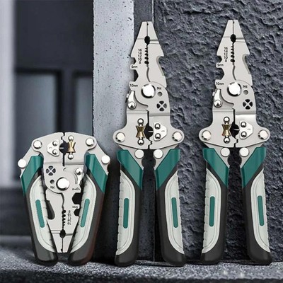 12 in 1 Foldable Wire Stripper Cable Multitool Wire Cutter Wire Piler P8O8