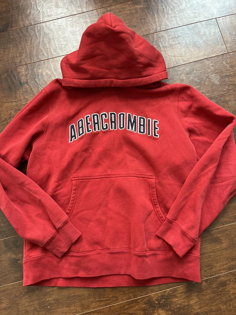 Men s Abercrombie Fitch Hoodie Small Vintage Pullover Hooded
