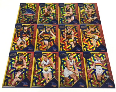 2020 SELECT AFL DOMINANCE HOLOGRAPHIC PARALLEL CARD FULL TEAM SET(12)-ADELAIDE