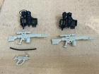 GI Joe Accessories 1990 ROCK VIPER - rifle x2, pistol, hose, backpack & hook x2