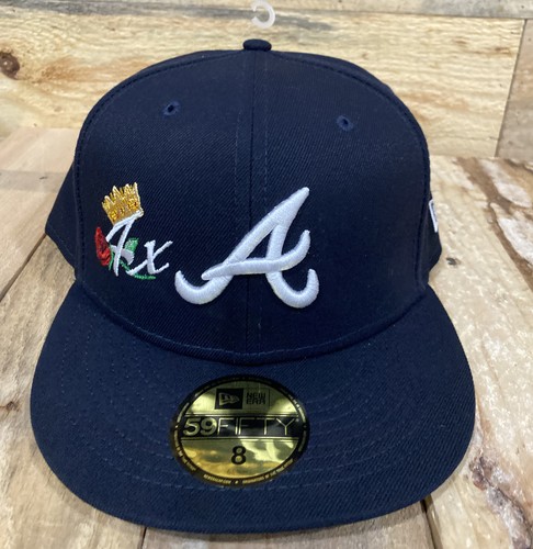 Atlanta Braves New Era 59Fifty MLB Fitted CAP Crown Champs World Series Größe 8
