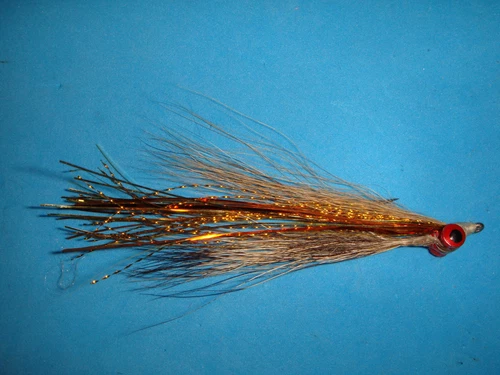 FLY FISHING FLIES - Natural CLOUSER DEEP FOXY MINNOW size #6 (6 pcs.)