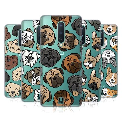 HEAD CASE DESIGNS HUND HAUPTMUSTER SOFT GEL HANDYHÜLLE FÜR GOOGLE ONEPLUS HANDYS
