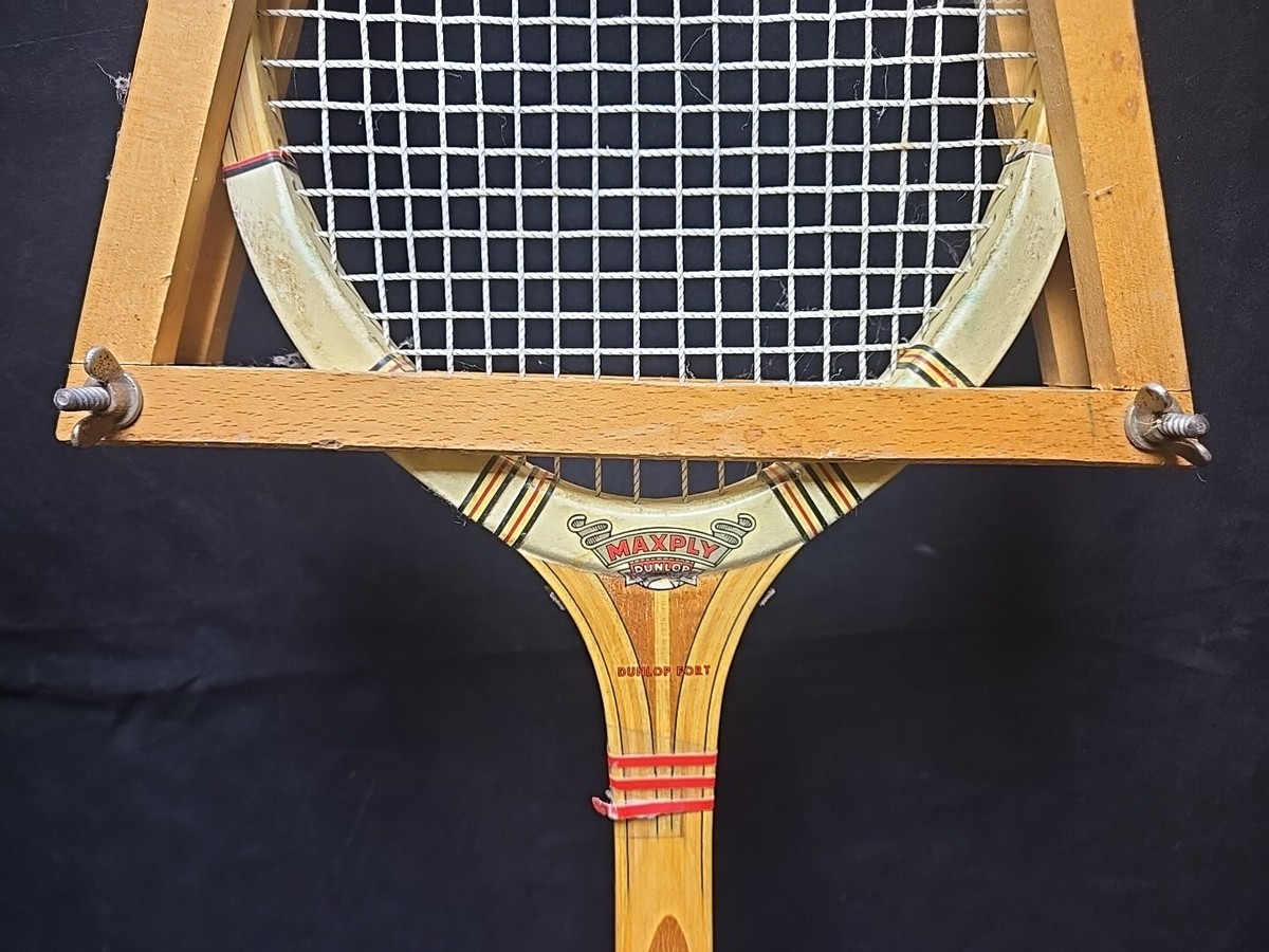 希少！ビンテージDUNLOP MAXPLY FORT木製ラケット 希少！ビンテージDUNLOP MAXPLY FORT木製ラケット - メルカリ
