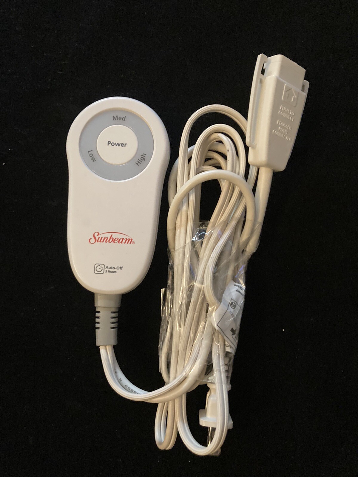 Sunbeam M85P M85AP M85BP Electric Blanket Control 180W 3-Prong Cord  Replacement | eBay