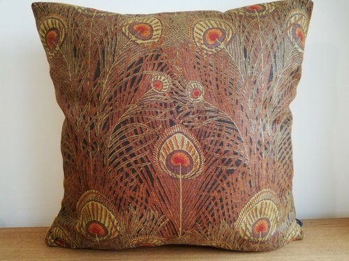Sanderson William Morris Granada Green Velvet & Gold Cushion Cover - Picture 17 of 20