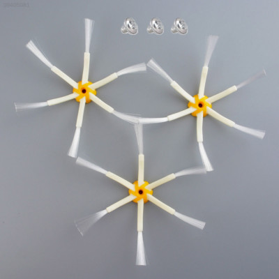 3 Pcs 6-Arm Brush for iRobot Roomba 500/600/700 630 650 Vacuum Replacement Kit
