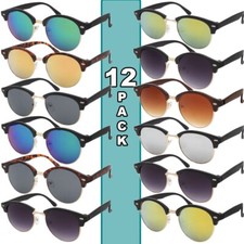 Sunglasses for Men and Women Classic Lake Life Style New 12 Pack Bulk Lot NEW