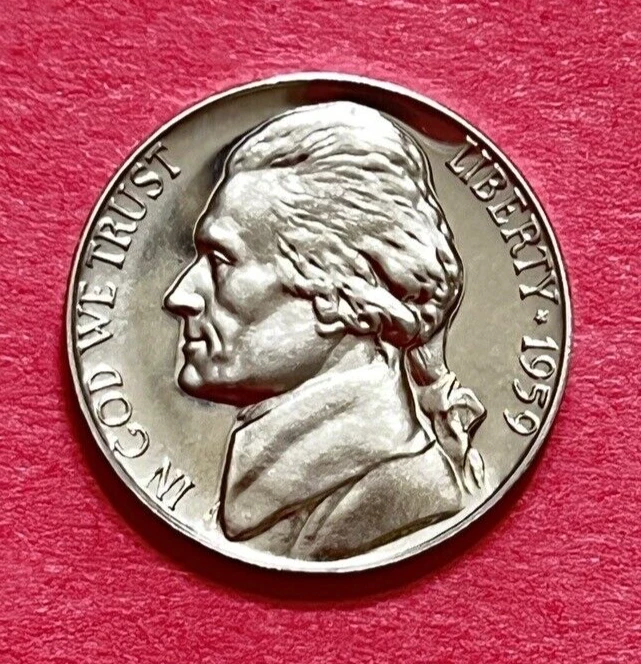 1959 Jefferson Nickel BRILLIANT GEM PROOF - Image 2 of 4