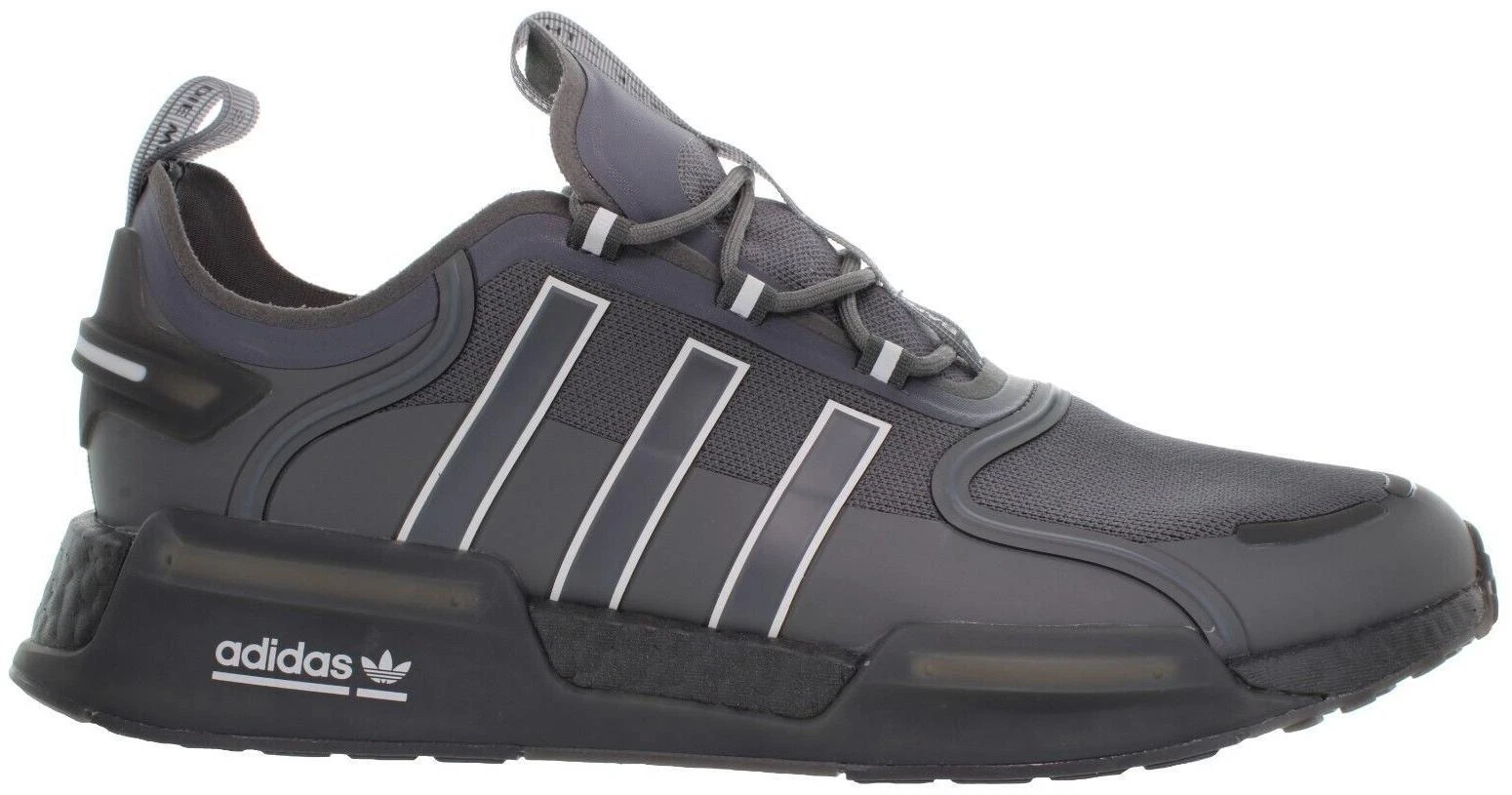 adidas gazelle silver green womens Adidas NMD R1 Core Black Solar Orange main image 1