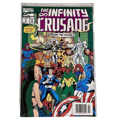 Infinity Crusade #2 by Marvel Comics, July 1993 w/ Sleeve & Backboard
