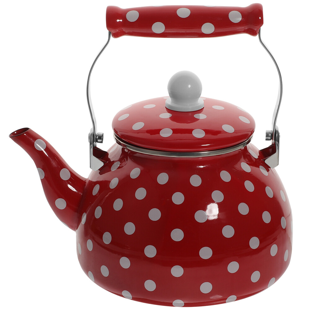 Cast Iron Enamel Tea Kettle 2.8L for Stove & Camping eBay