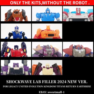 #ad #ad NEW Shockwave Lab Filler Upgrade Kit For LEGACY UNITED EVOLUTION KINGDOM $4.53