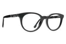 Diesel DL5156 001 Black Round Plastic Optical Eyeglasses Frame 51-19-145 DL RX
